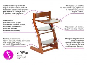 Растущий стул Усура со столиком белый-мятный в Карталах - kartaly.mebel74.com | фото 2