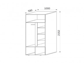 Шкаф 2-х дверный МДФ Некст в Карталах - kartaly.mebel74.com | фото 2