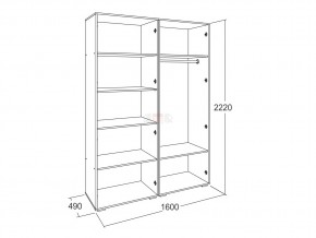 Шкаф 4-х створчатый Ольга 17 в Карталах - kartaly.mebel74.com | фото 2