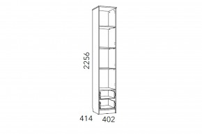 Шкаф для белья Фанк НМ 013.01-02 М1 с ящиками в Карталах - kartaly.mebel74.com | фото 3