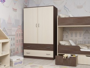 Шкаф двухстворчатый бодега-дуб молочный в Карталах - kartaly.mebel74.com | фото