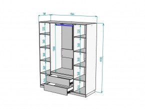 Шкаф Malta light H302 Белый в Карталах - kartaly.mebel74.com | фото 2