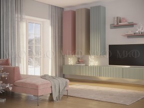 Шкаф навесной большой Оливия Шарли Pink в Карталах - kartaly.mebel74.com | фото 2