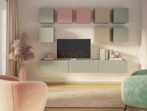 Шкаф навесной малый Оливия Шарли Pink в Карталах - kartaly.mebel74.com | фото 2