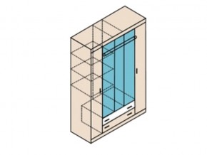 Шкаф Ника Н13 для одежды с ящиками в Карталах - kartaly.mebel74.com | фото 2