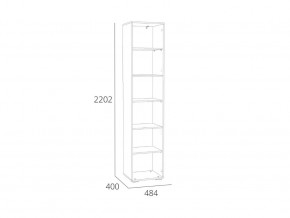 Шкаф-пенал Элиот НМ 041.71 в Карталах - kartaly.mebel74.com | фото 2