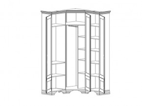 Шкаф угловой S320-SZFN5D Кентаки Белый в Карталах - kartaly.mebel74.com | фото 2