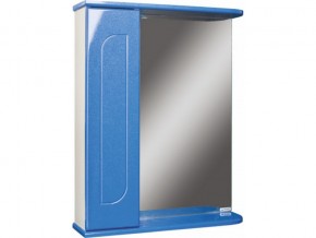 Шкаф зеркало Радуга Синий металлик 50 левый/правый в Карталах - kartaly.mebel74.com | фото