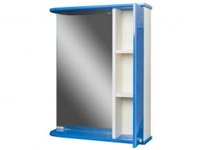Шкаф зеркало Радуга Синий металлик 50 левый/правый в Карталах - kartaly.mebel74.com | фото 3