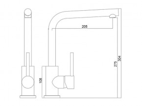 Смеситель Impact LM2104 в Карталах - kartaly.mebel74.com | фото 2