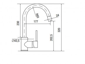 Смеситель Logic LM2101 Chrome в Карталах - kartaly.mebel74.com | фото 2