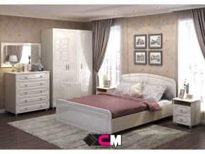 Спальня Виктория МДФ с большим комодом в Карталах - kartaly.mebel74.com | фото