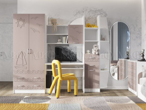 Стенка Юниор-2 Шарли pink в Карталах - kartaly.mebel74.com | фото