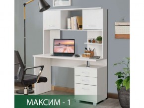 Стол компьютерный Максим-1 Ясень Анкор Светлый в Карталах - kartaly.mebel74.com | фото