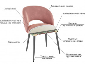 Стул Моли велюр синий в Карталах - kartaly.mebel74.com | фото 2