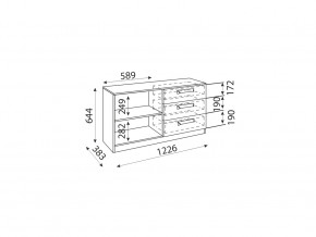 ТВ тумба Дуглас модуль 12 в Карталах - kartaly.mebel74.com | фото 2