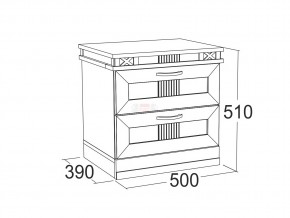 Тумба с 2-мя ящиками Ольга 18 в Карталах - kartaly.mebel74.com | фото 2